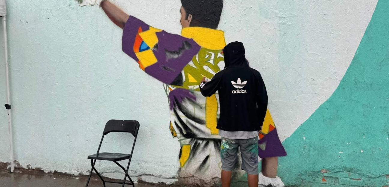 VILLA DE POZOS LLENA SUS CALLES DE ARTE Y PASIÓN MUNDIALISTA