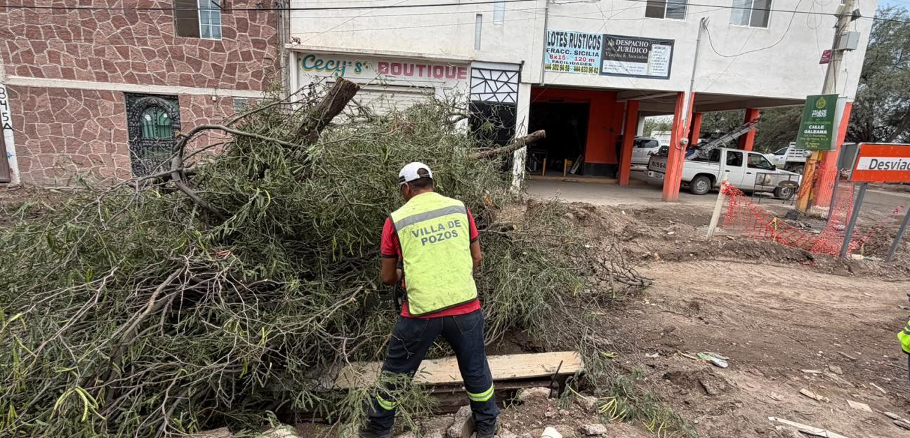 SALDO BLANCO EN VILLA DE POZOS TRAS LLUVIAS