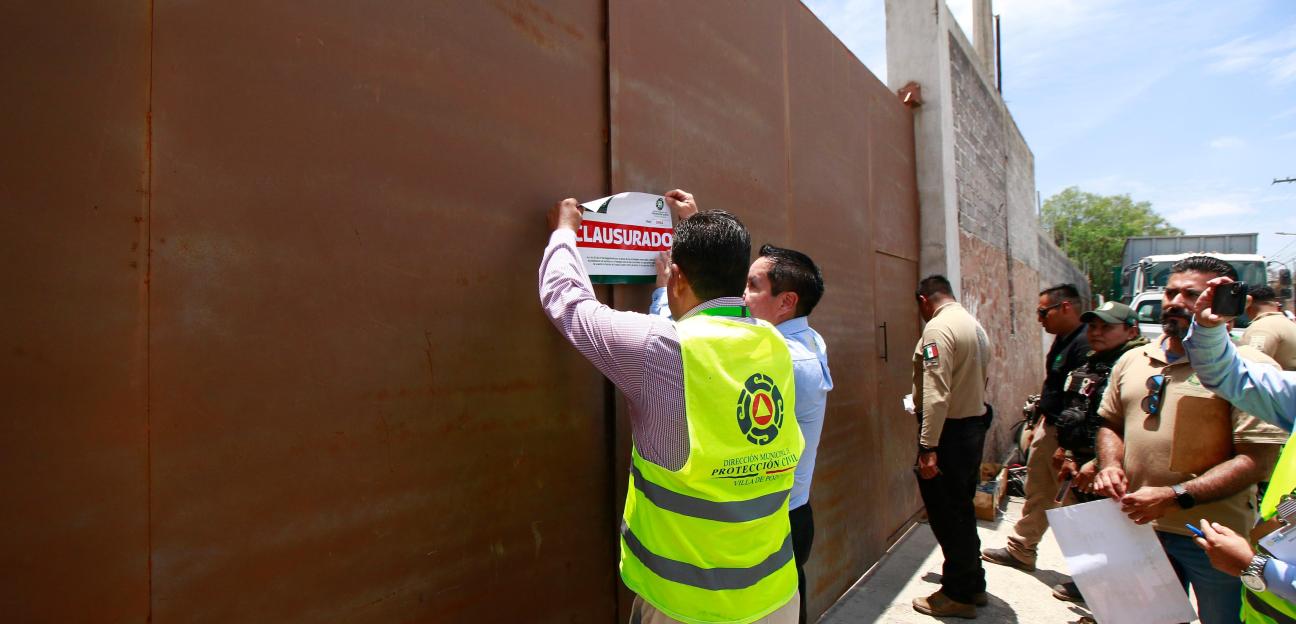 CLAUSURA PC DE VILLA DE POZOS RECICLADORA POR INCUMPLIR MEDIDAS DE SEGURIDAD
