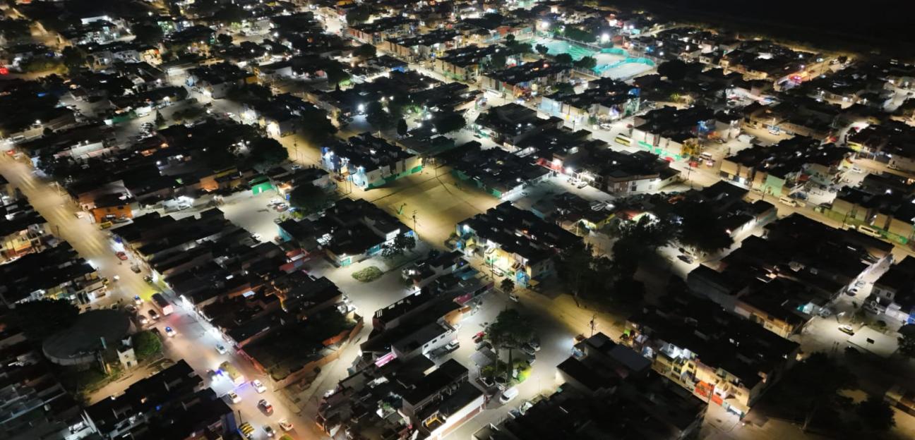AVANZA VILLA DE POZOS EN LA MODERNIZACIÓN DEL ALUMBRADO PÚBLICO