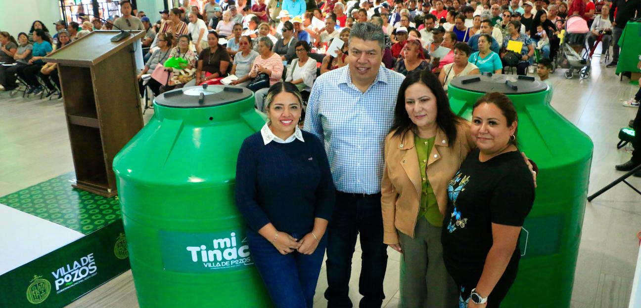PATY ARADILLAS ACERCA APOYOS PARA EL ALMACENAMIENTO DE AGUA A FAMILIAS DE LOS SILOS
