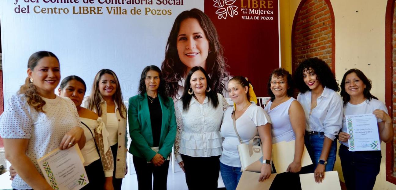 VILLA DE POZOS AVANZA EN LA CONSTRUCCIÓN DE ESPACIOS DE IGUALDAD PARA LAS MUJERES