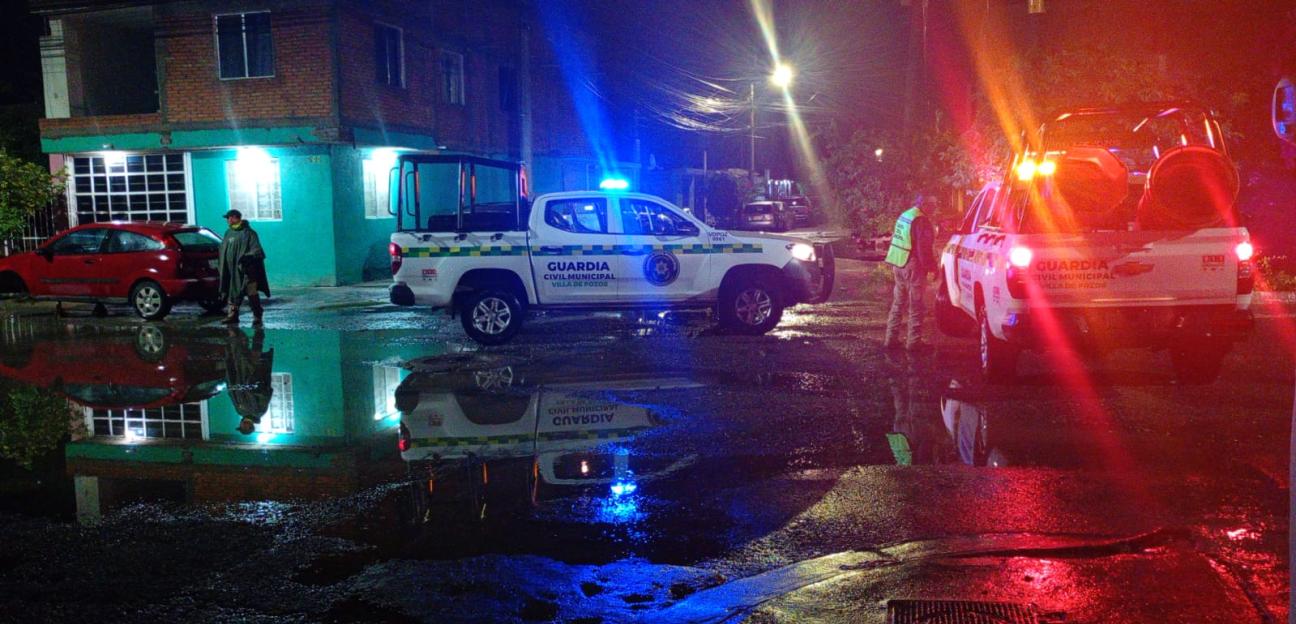 ACCIONES PREVENTIVAS EN VILLA DE POZOS MITIGAN AFECTACIONES POR LLUVIAS