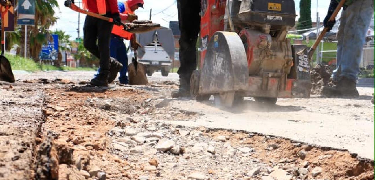 VILLA DE POZOS FORTALECE LA MOVILIDAD CON PROGRAMA DE BACHEO