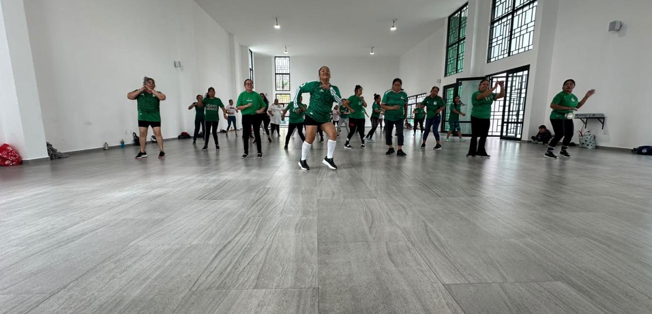 VILLA DE POZOS PROMUEVE LA ACTIVACIÓN FÍSICA CON CLASES DE ZUMBA