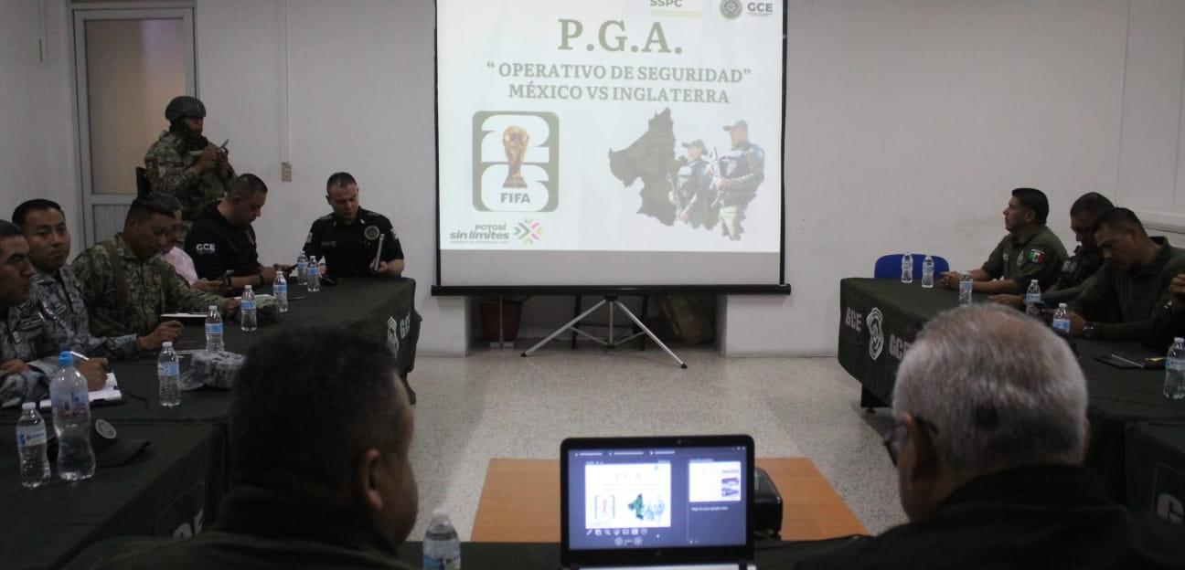 VILLA DE POZOS SE SUMA A ESTRATEGIA DE SEGURIDAD PARA EL ENCUENTRO MÉXICO-INGLATERRA