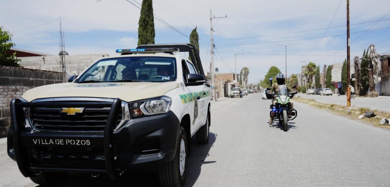 VILLA DE POZOS REGISTRA LA MENOR INCIDENCIA DELICTIVA DEL FUERO COMÚN EN LA ZONA CONURBADA