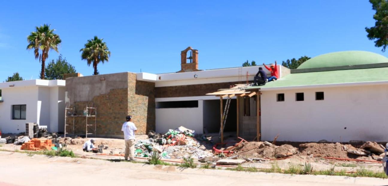 PRIMERA UNIDAD BÁSICA DE REHABILITACIÓN DE VILLA DE POZOS REGISTRA 60 % DE AVANCE