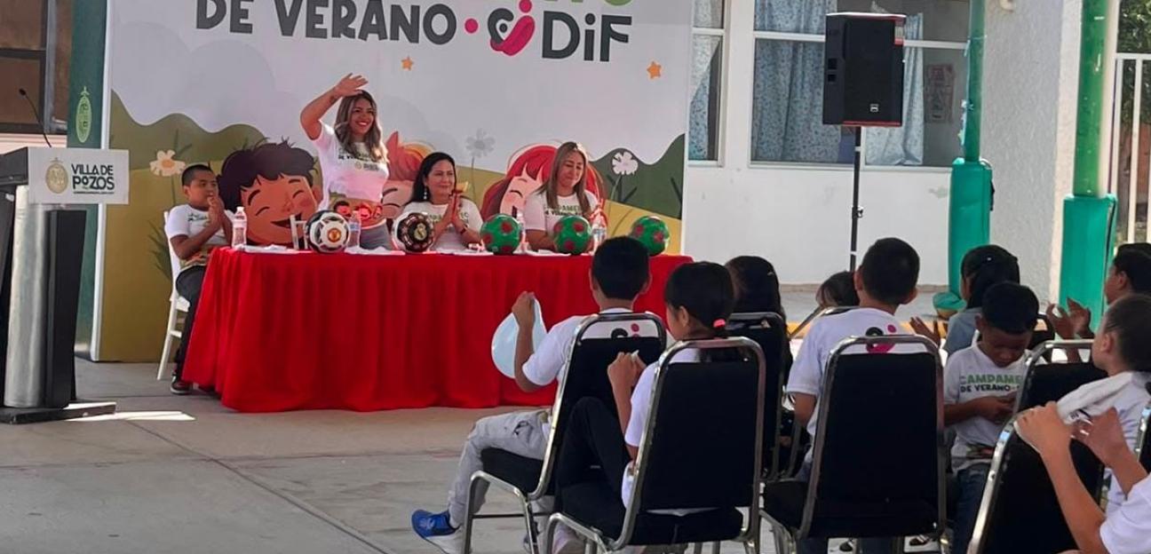 ARRANCA EL CAMPAMENTO DE VERANO DEL DIF VILLA DE POZOS