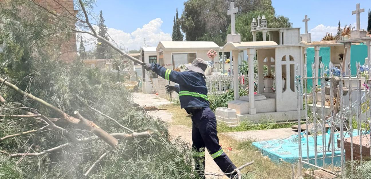 MEJORA VILLA DE POZOS IMAGEN Y SEGURIDAD EN SUS PANTEONES MUNICIPALES