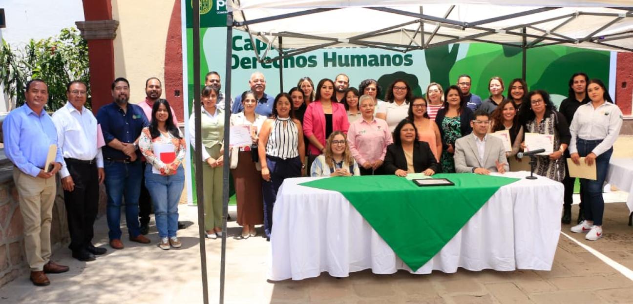 CONSOLIDA VILLA DE POZOS ACCIONES PARA PROMOVER EL RESPETO A LOS DERECHOS HUMANOS