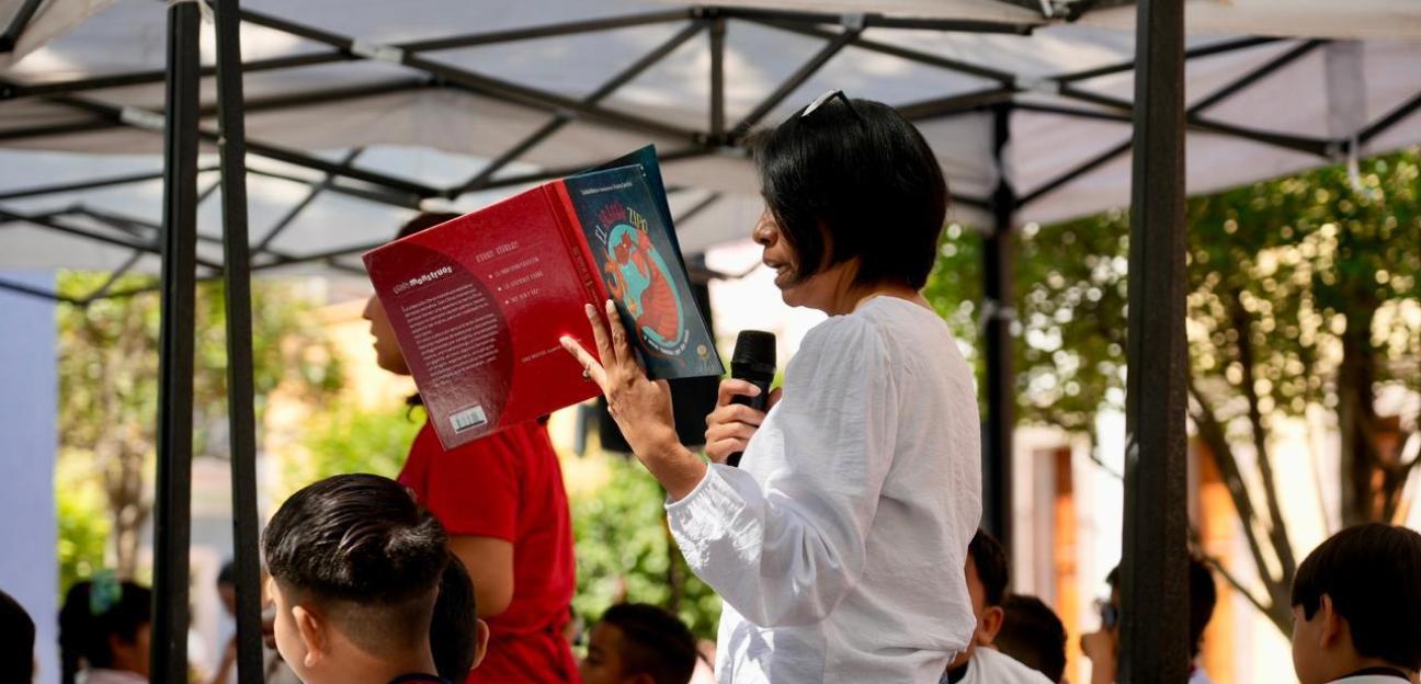 VILLA DE POZOS PROMUEVE LA LECTURA ENTRE LAS INFANCIAS CON LA HORA DEL CUENTO