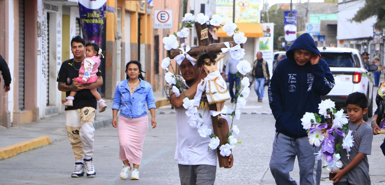 VILLA DE POZOS IMPULSA RECONOCIMIENTO ESTATAL DE LA PROCESIÓN DE LOS CRISTOS