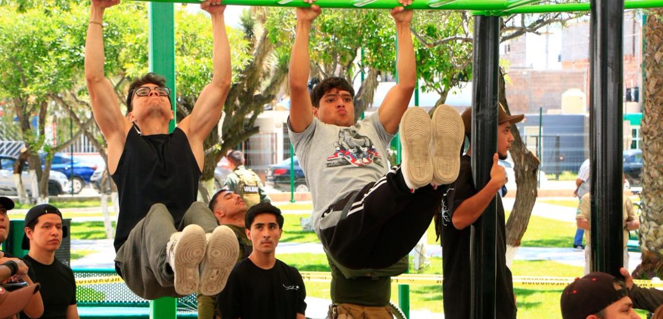 VILLA DE POZOS SE PREPARA PARA SUS PRIMERAS COMPETENCIAS DE CALISTENIA