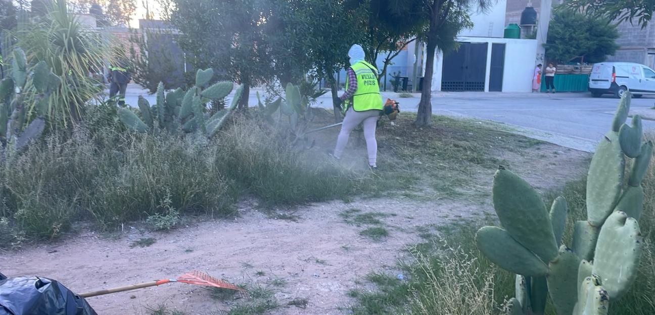 VILLA DE POZOS RECUPERA ESPACIOS PÚBLICOS PARA EL BIENESTAR DE LAS FAMILIAS