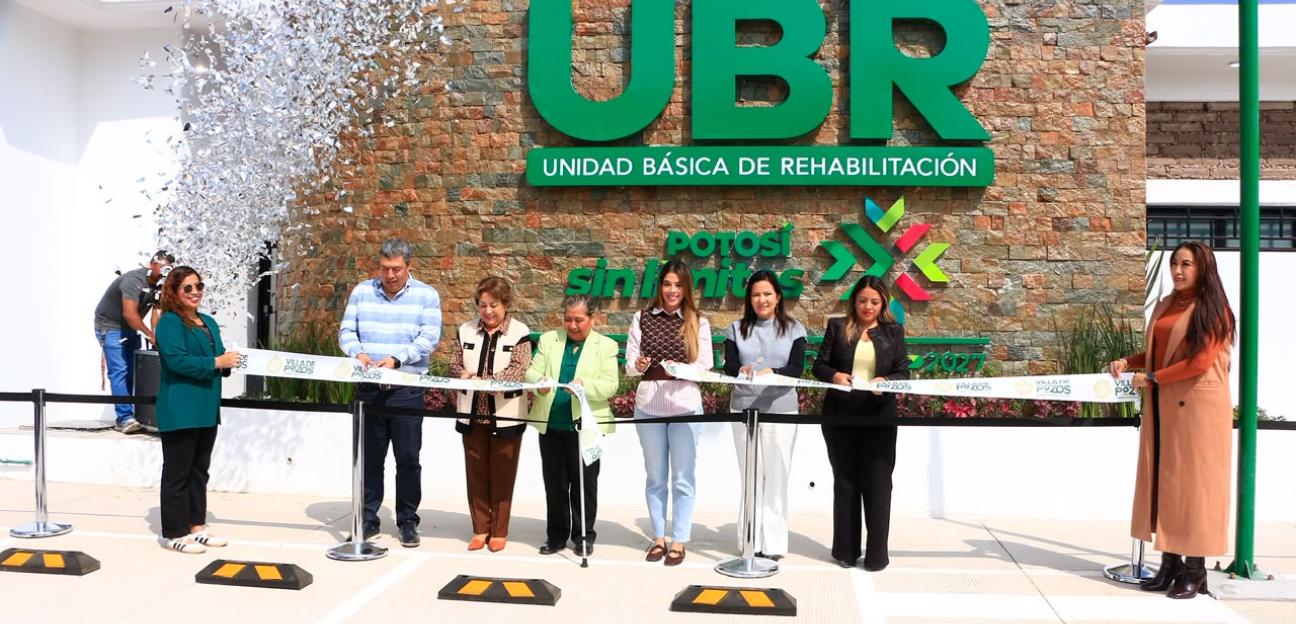 VILLA DE POZOS HACE HISTORIA CON LA INAUGURACIÓN DE SU PRIMERA UNIDAD BÁSICA DE REHABILITACIÓN